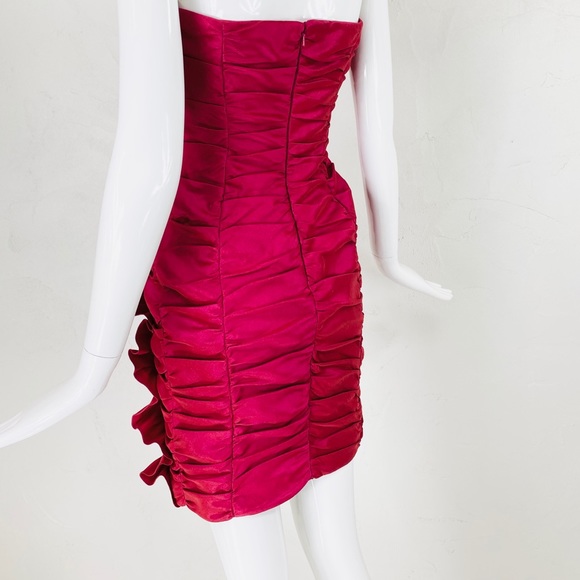 ❤️SOLD❤️ NWT RED Valentino Party mini Ruffle dress - Picture 8 of 12